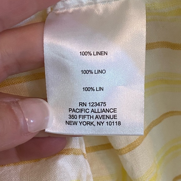 Linen, short sleeve top - Picture 3 of 5